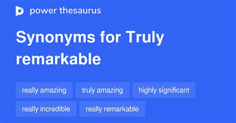 remarkable synonyms thesaurus